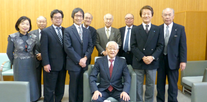 田﨑史郎氏ブロック合同講演会