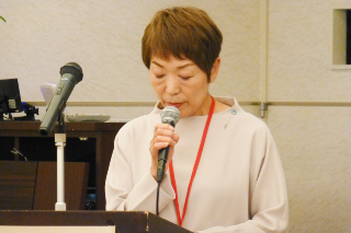 篠田たつゑ 女性部会長