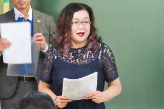 水谷登茂子 広報委員長