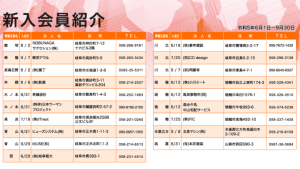 新入会員紹介