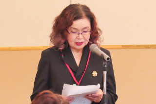 水谷登茂子 広報委員長 水谷登茂子 広報委員長