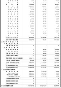 正味財産増減計算書
