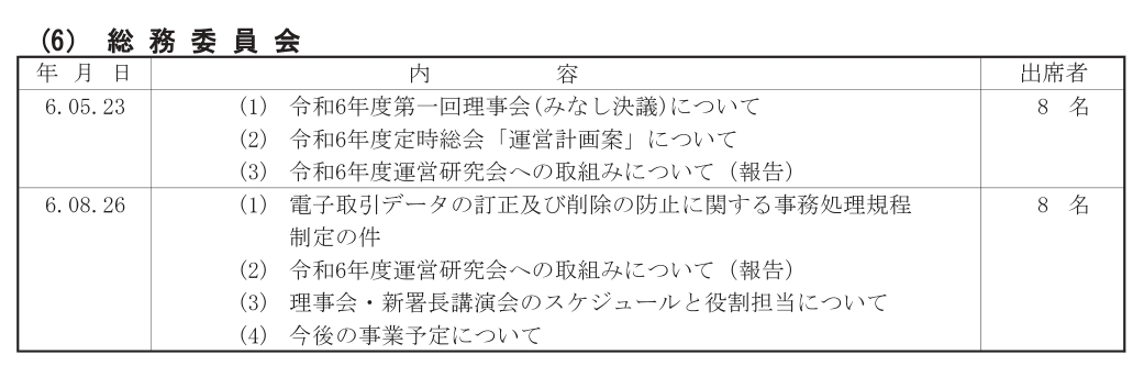 委員会活動