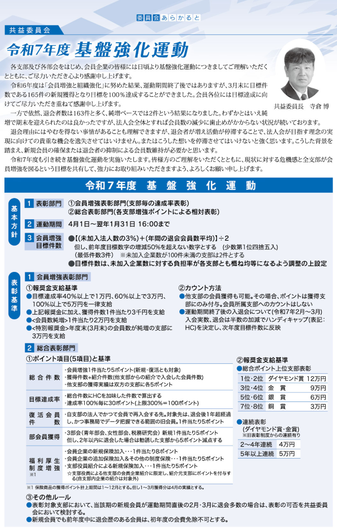 委員会あらかると ～共益委員会～